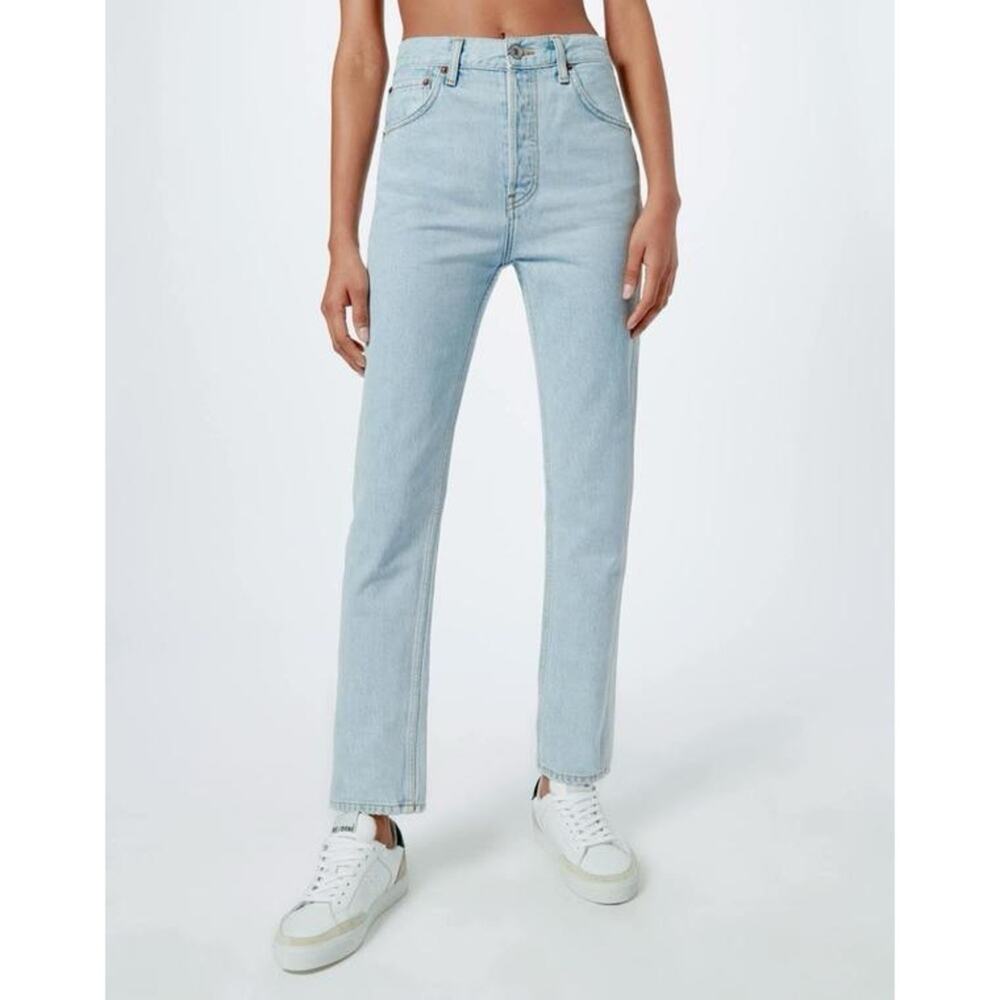 Re/Done 50s Cigarette Jeans in Aged Light Wash Size 31 NWT